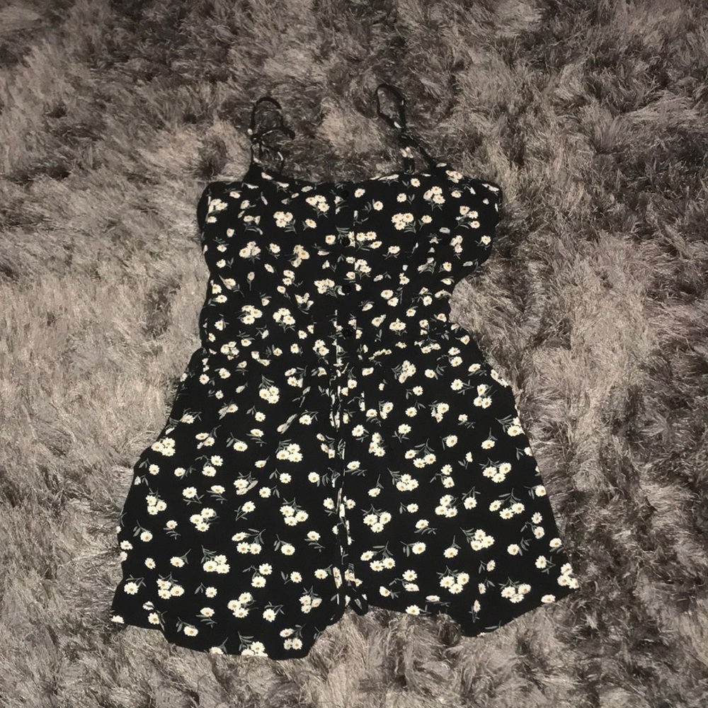Girls floral romper shorts